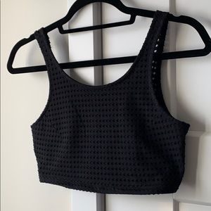 EXPRESS black crop top